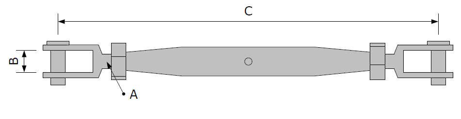 SS316 Pipe Turnbuckle